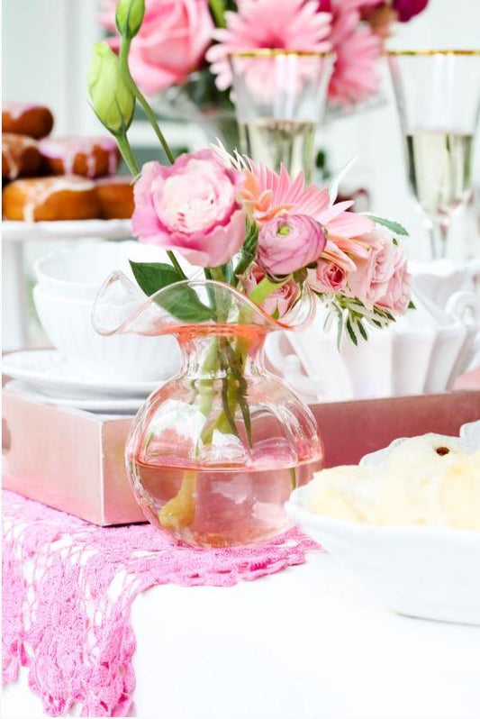 Hibiscus Bud Vase - Pink