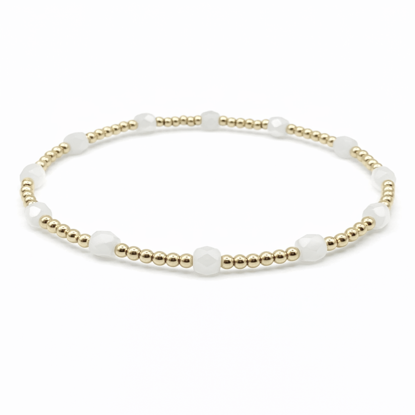 The Key West Bracelet in Winter White - 6.5"