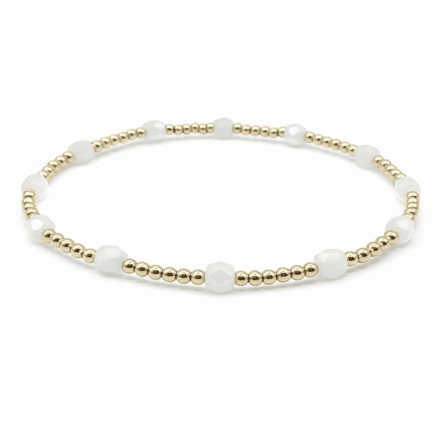 The Key West Bracelet in Winter White - 6.5"