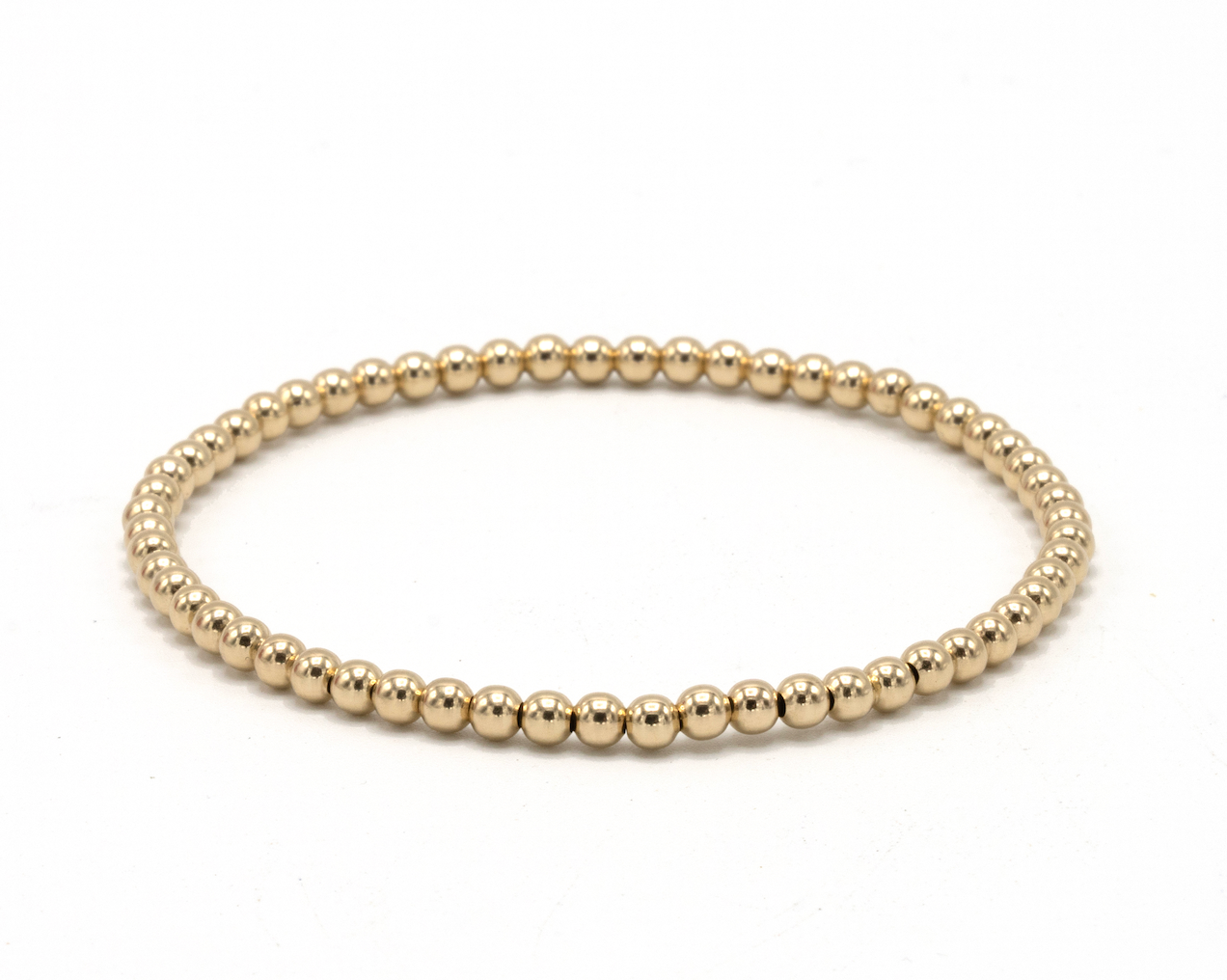 3mm Gold Filled Karma Waterproof Bracelet - 6.5"