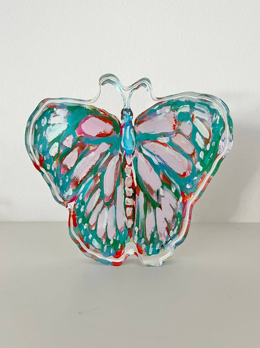 "Butterfly II" Acrylic Shelfie: Large