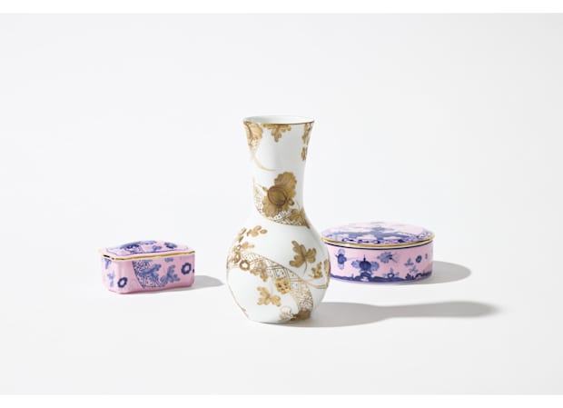 Oriente Italiano Round Box w/ Cover - Azalea