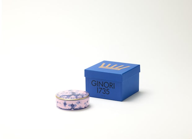 Oriente Italiano Round Box w/ Cover - Azalea