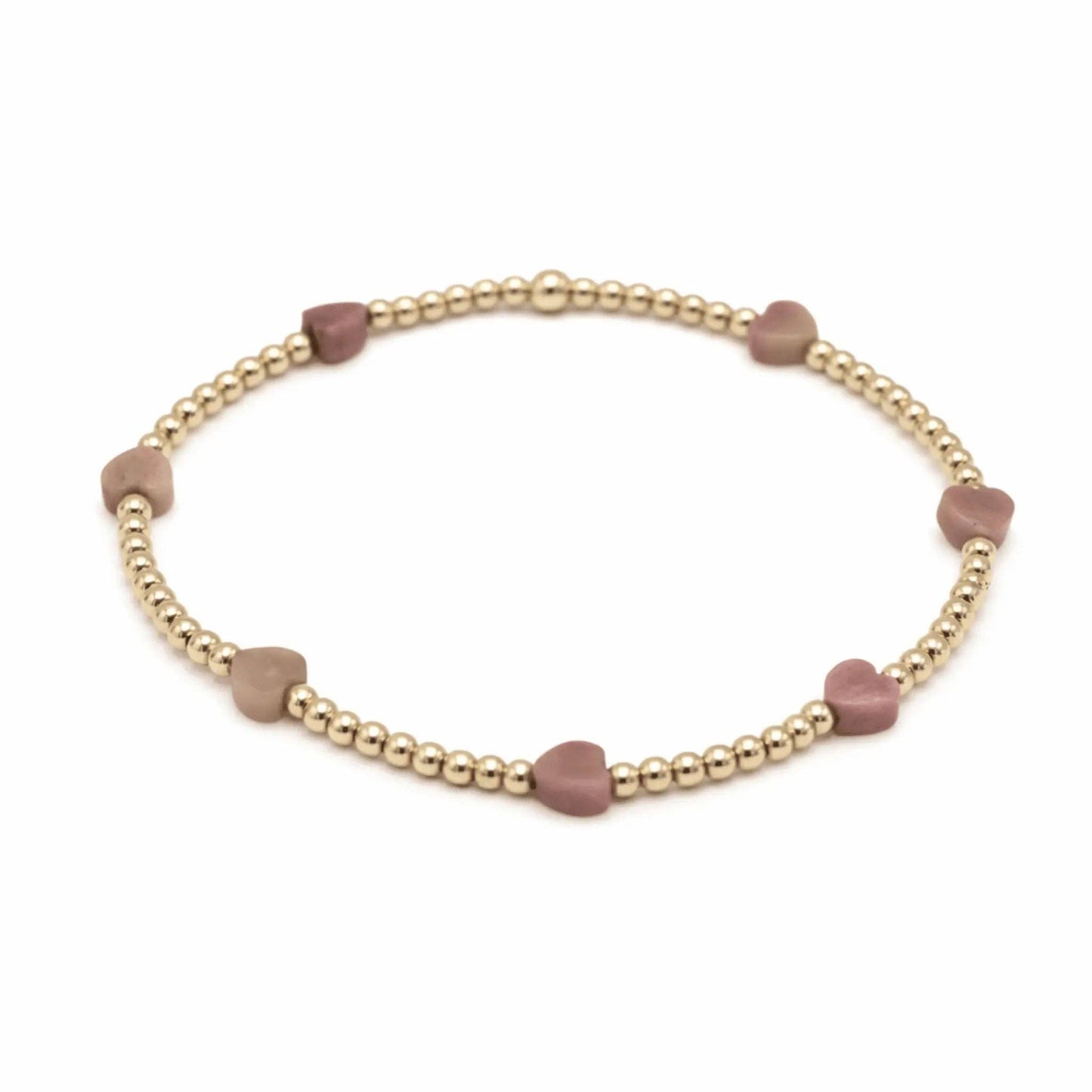 The Love Bracelet in Lilac Natural Stone: 6.5 inches