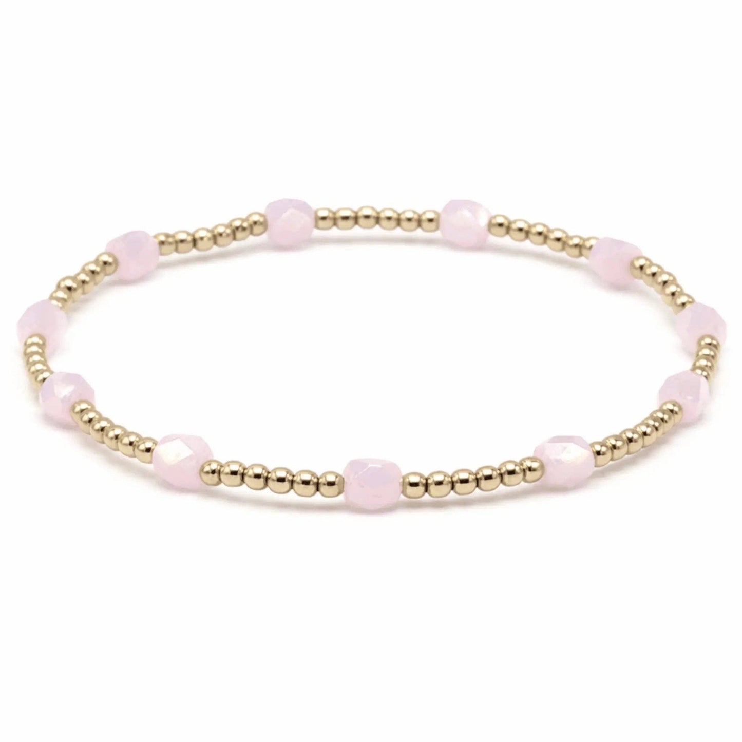 The Key West Bracelet in Light Pink - 6.5"