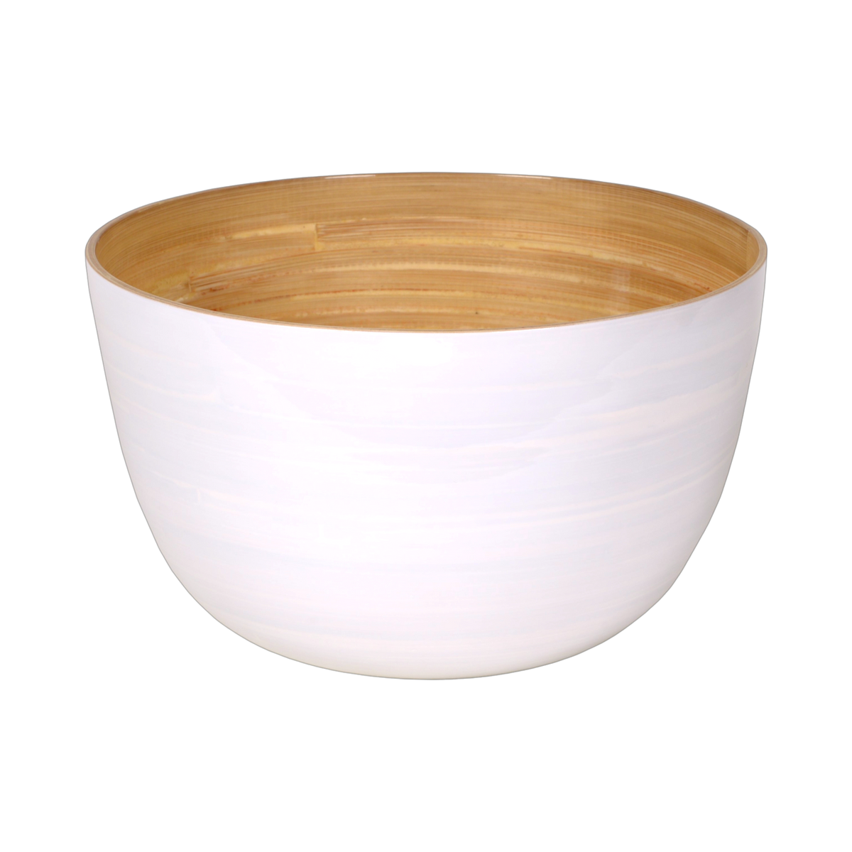 Bamboo Mixing Bowl: Red