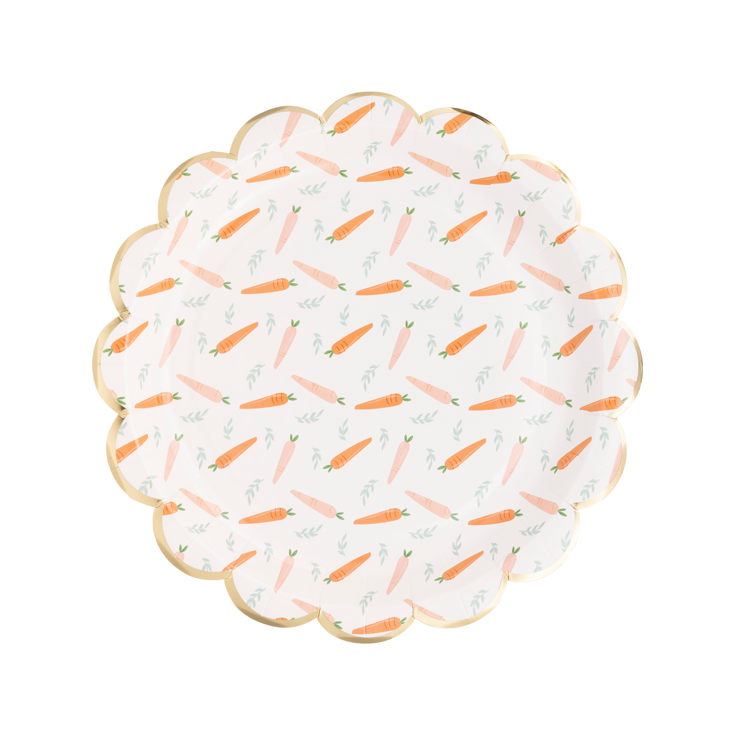 Carrot Paper Plates