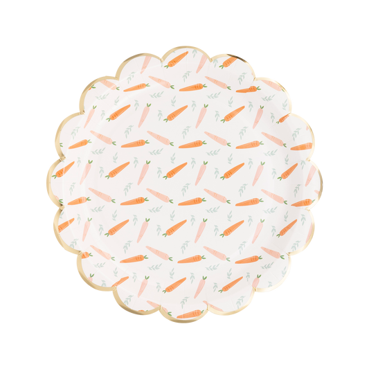 Carrot Paper Plates