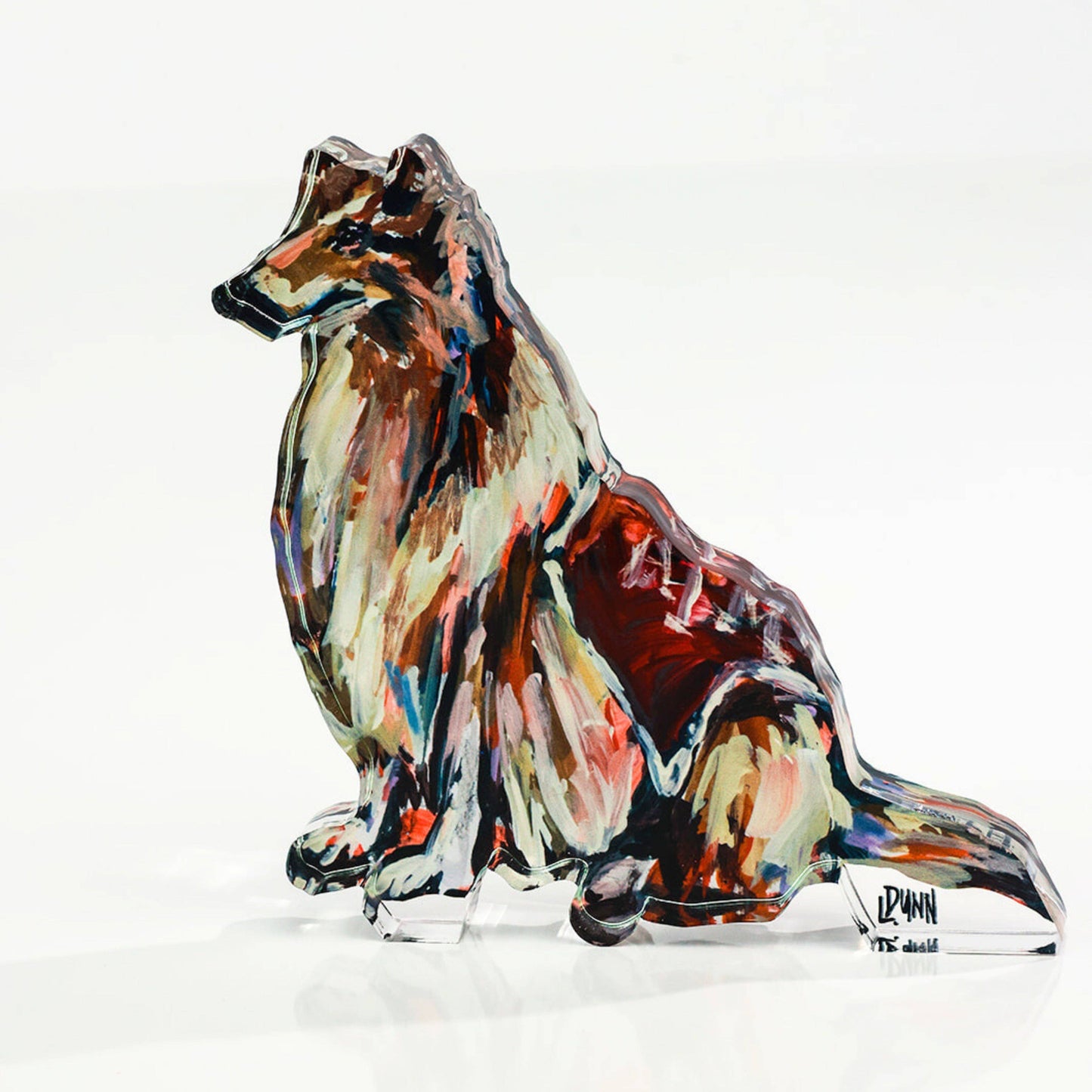 Collie Game Day Acrylic - Bitty