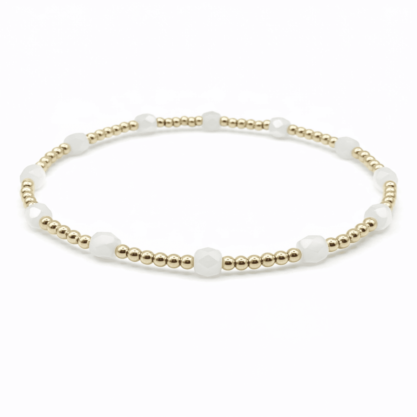 The Key West Bracelet in Winter White - 6.5"
