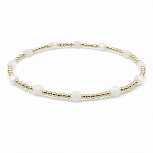 The Key West Bracelet in Winter White - 6.5"