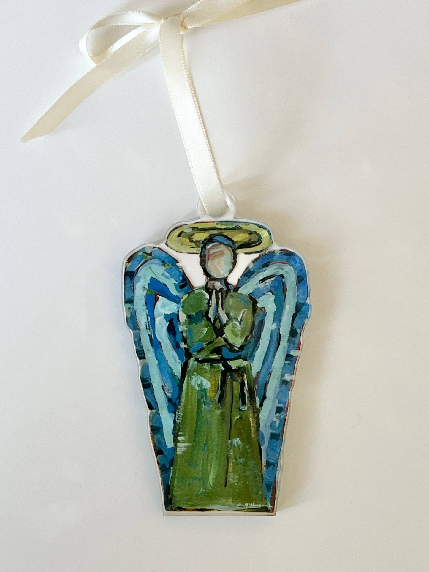 "Heavenly Angel Male" Ornament