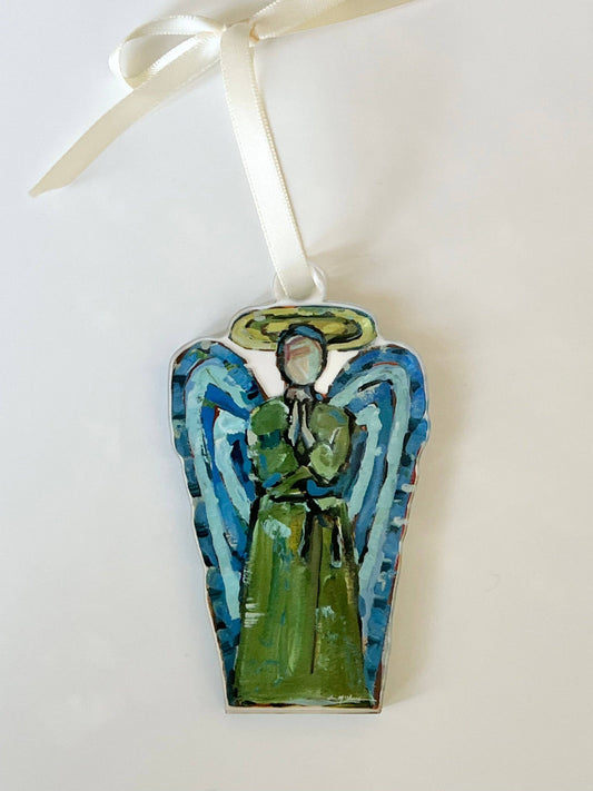 "Heavenly Angel Male" Ornament