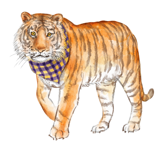 Louisiana Tiger Garden Stake