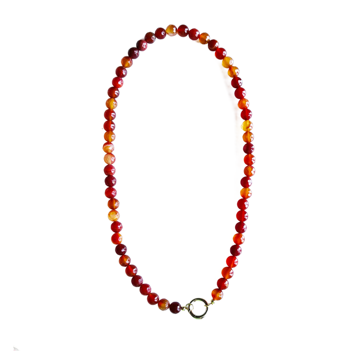 Mini Gumball Necklace: Hot Pink Howlite