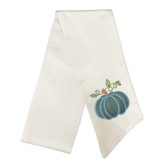 Shaded Pumpkin Wreath Sash - Orange