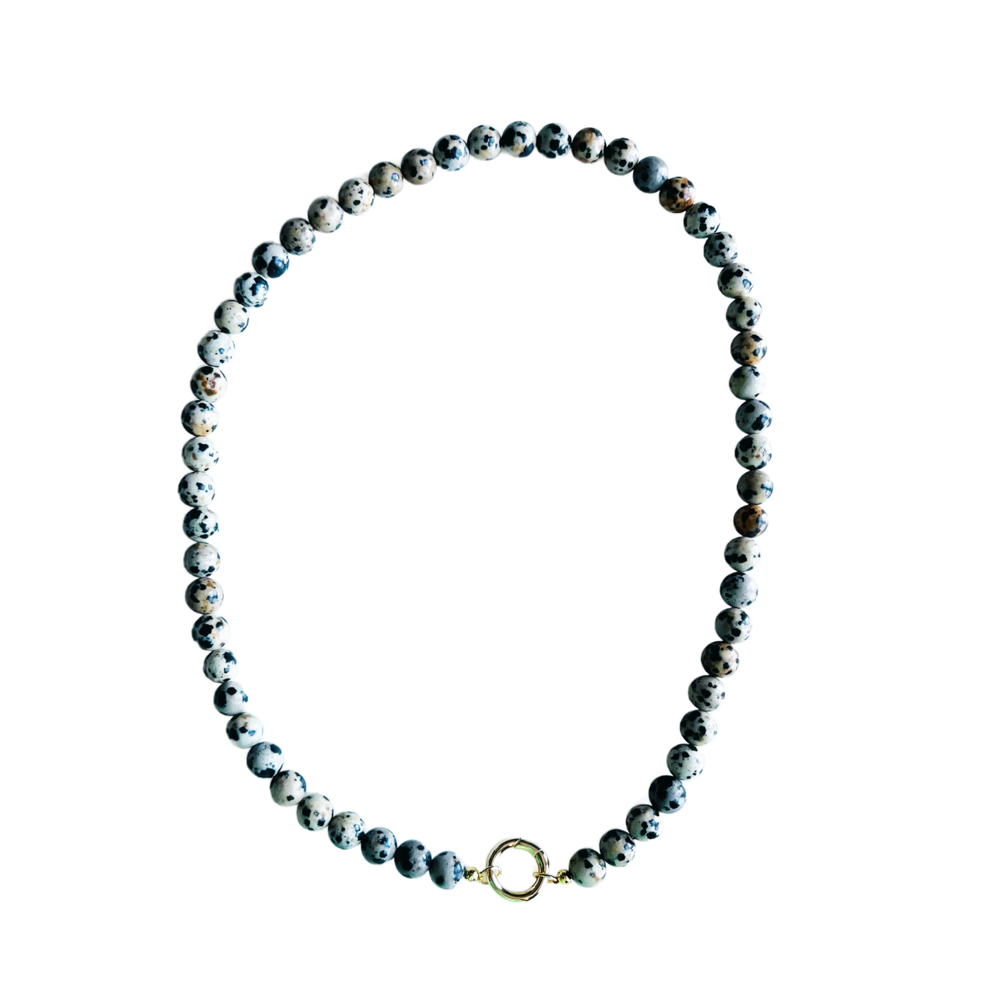 Mini Gumball Necklace: Green Jade