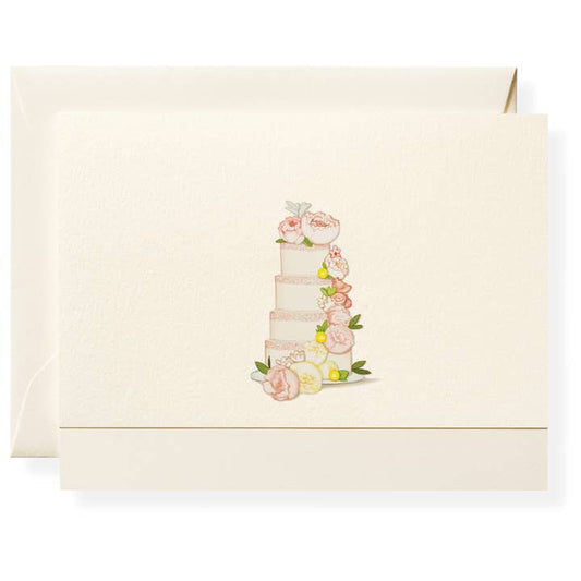 Wedding Cake Individual Notecard