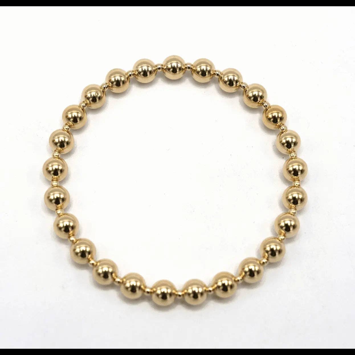 4mm+2mm+4mm Gold Filled Waterproof Dimension Bracelet - 6.5"