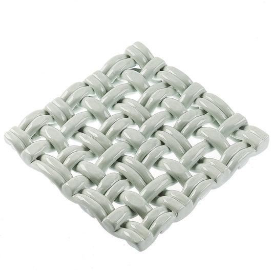 8" Square Trivet - Sheer Blue