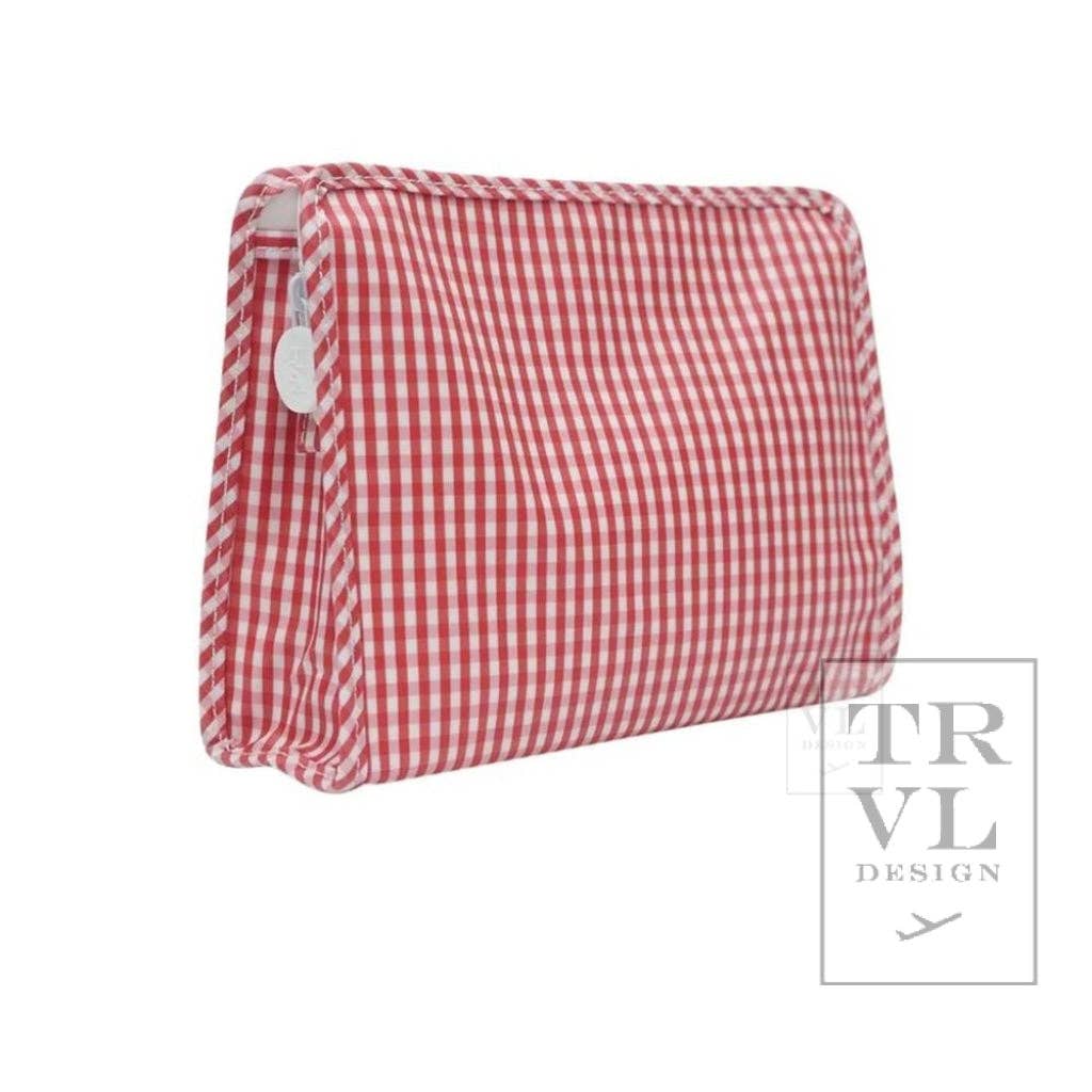 Roadie Medium - Gingham Red