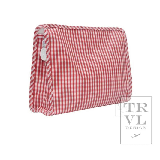 Roadie Large - Gingham Red