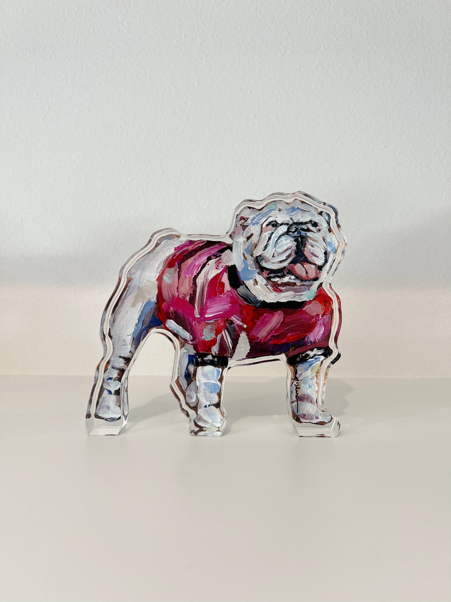 Georgia Bulldog Acrylic - Small