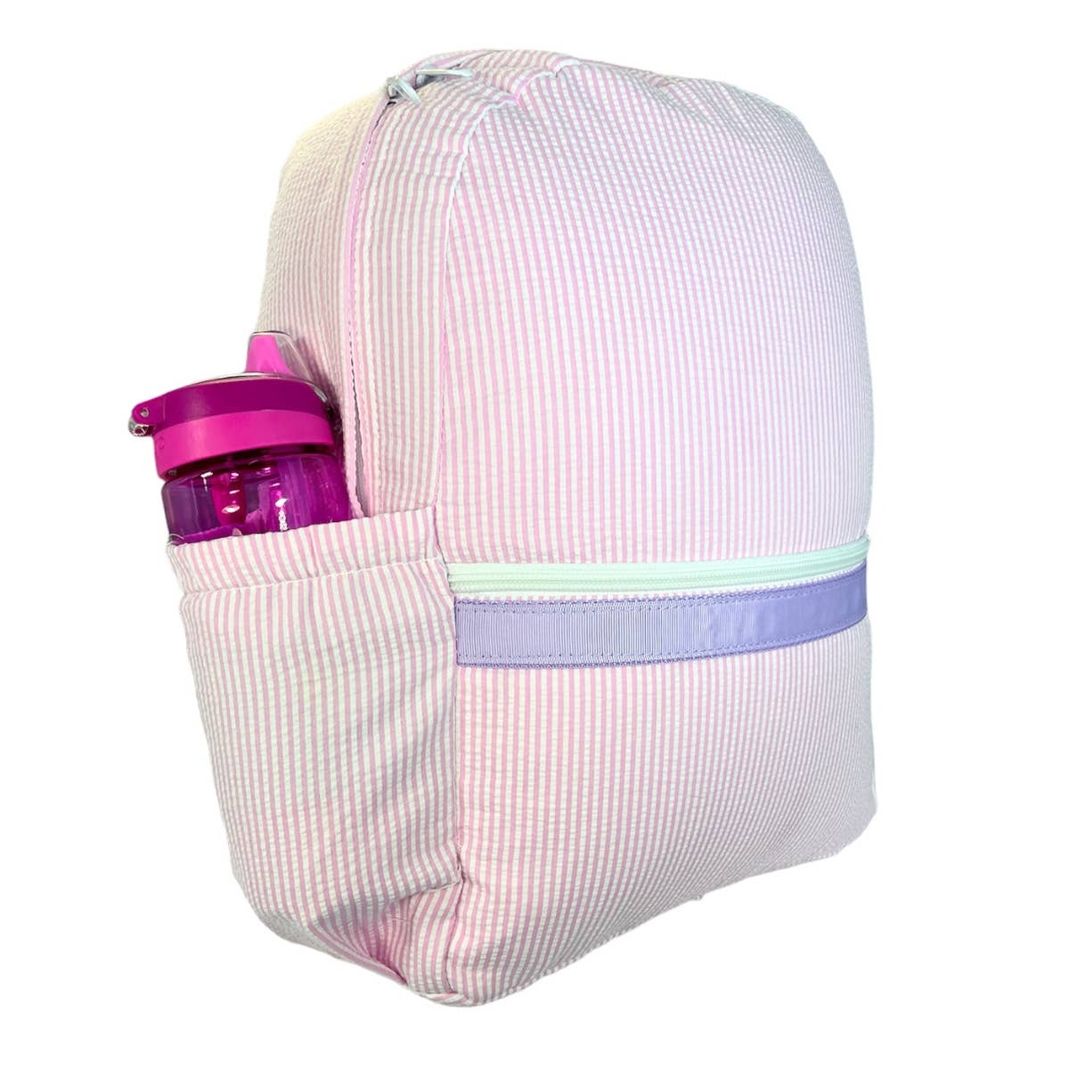 Princess Seersucker Medium Backpack w/ Pocket