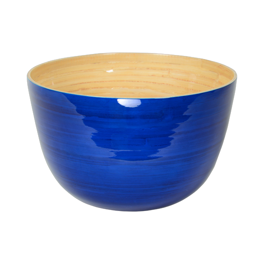 Bamboo Mixing Bowl: Blue