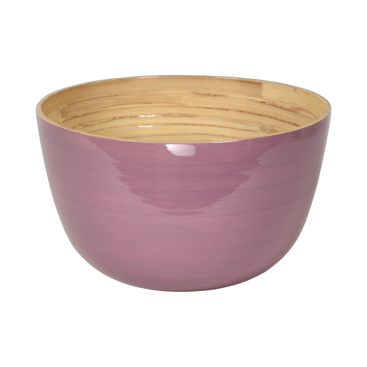 Bamboo Mixing Bowl: Mauve