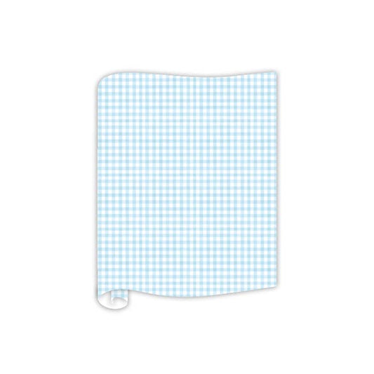 Handpainted Blue Gingham Table Runners