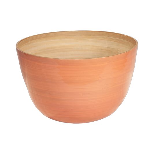 Bamboo Mixing Bowl: Apricot