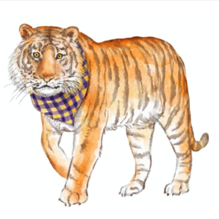 Louisiana Tiger Frosted Cups - 16 oz