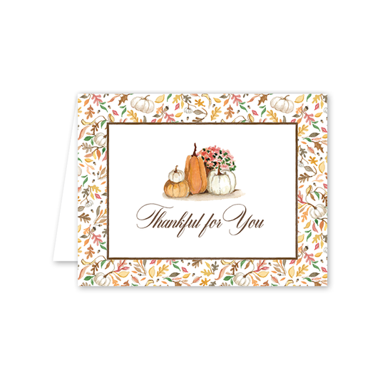 October Thanks Card