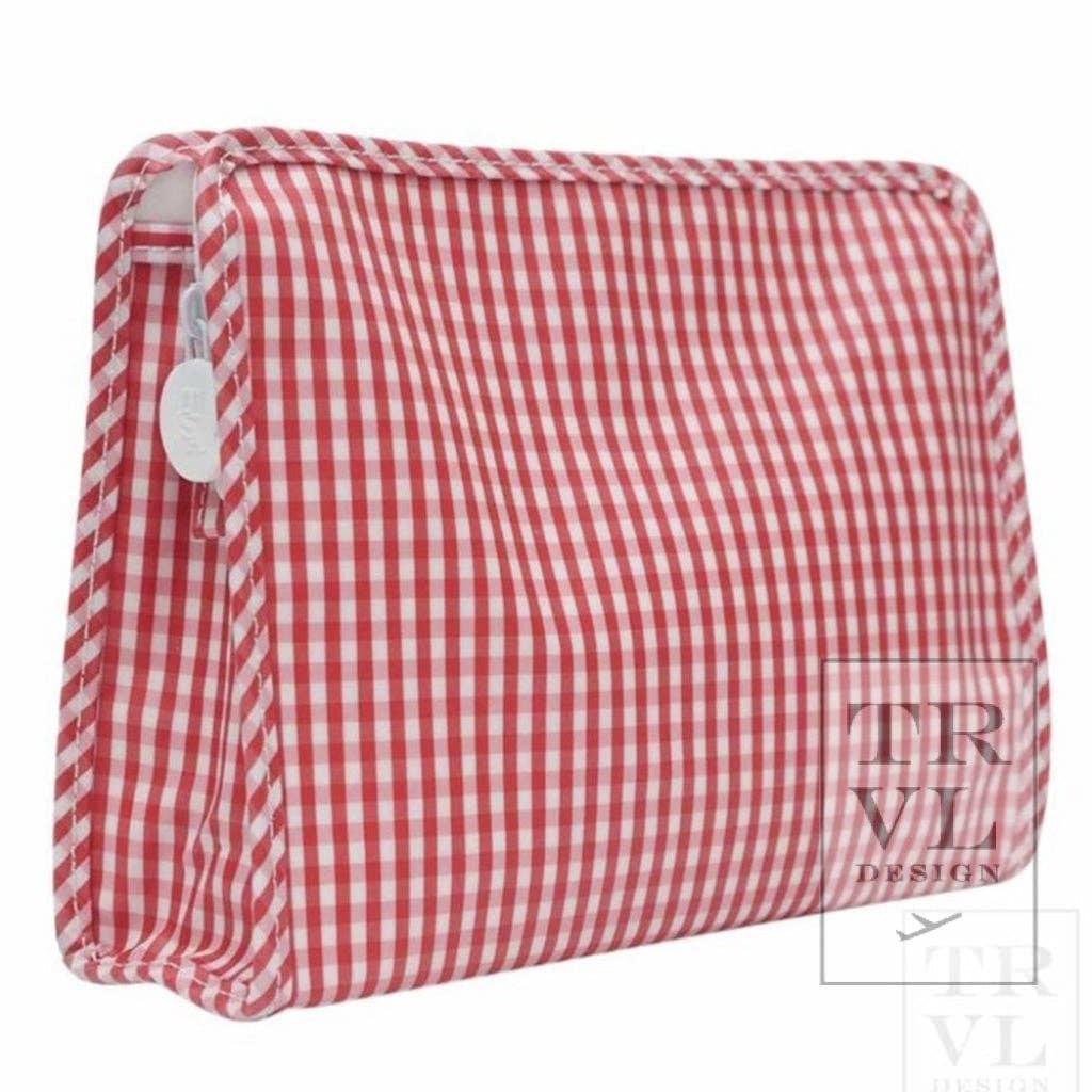 Roadie Medium - Gingham Red