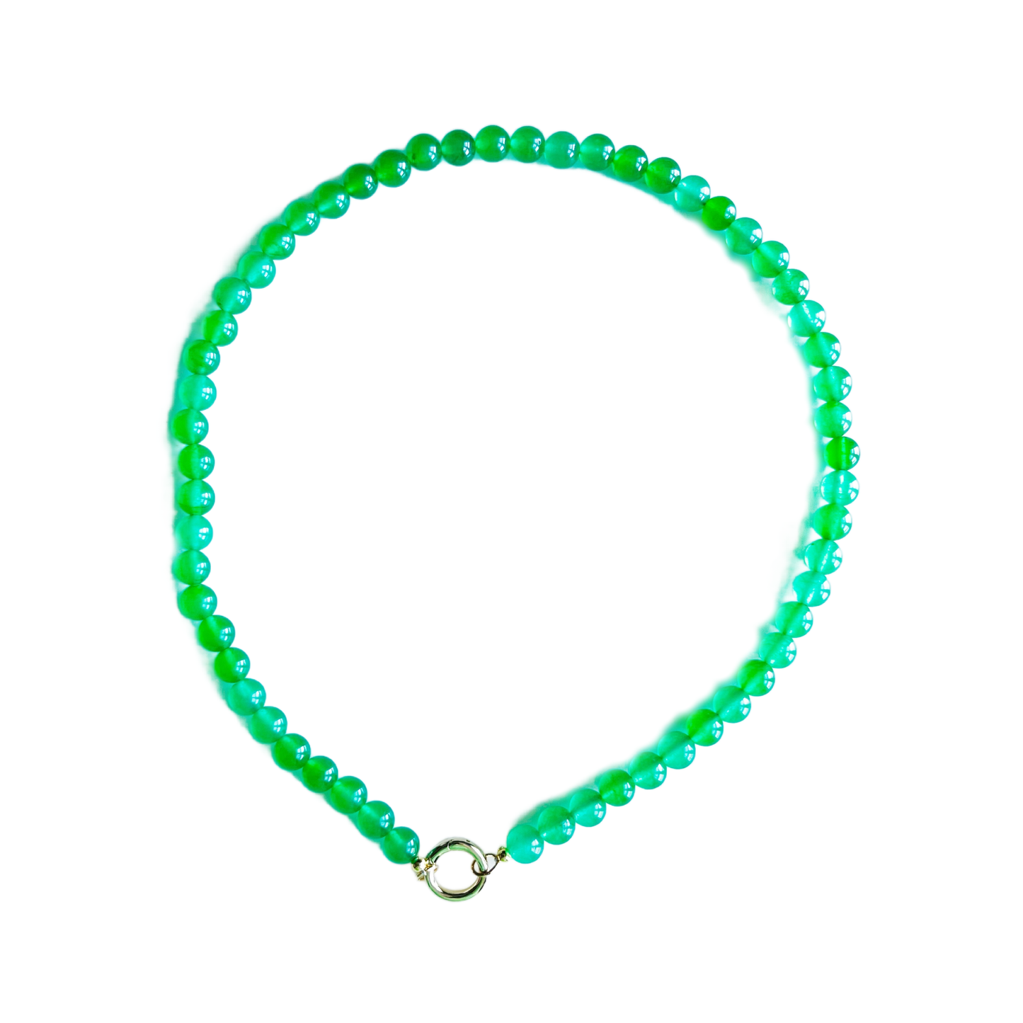 Mini Gumball Necklace: Hot Pink Howlite