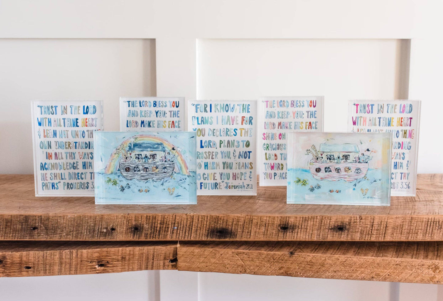 "Jeremiah" Acrylic Shelfie: More Pinks