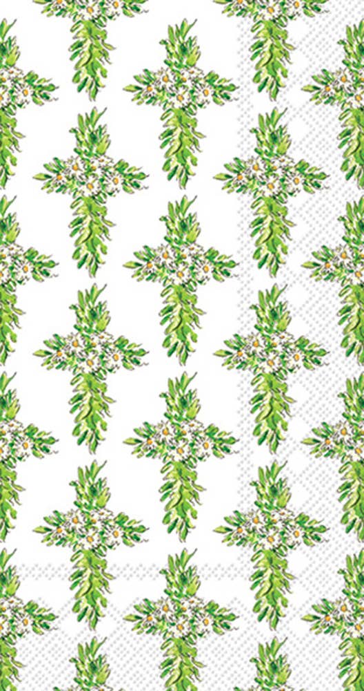 Floral Cross Guest Towels