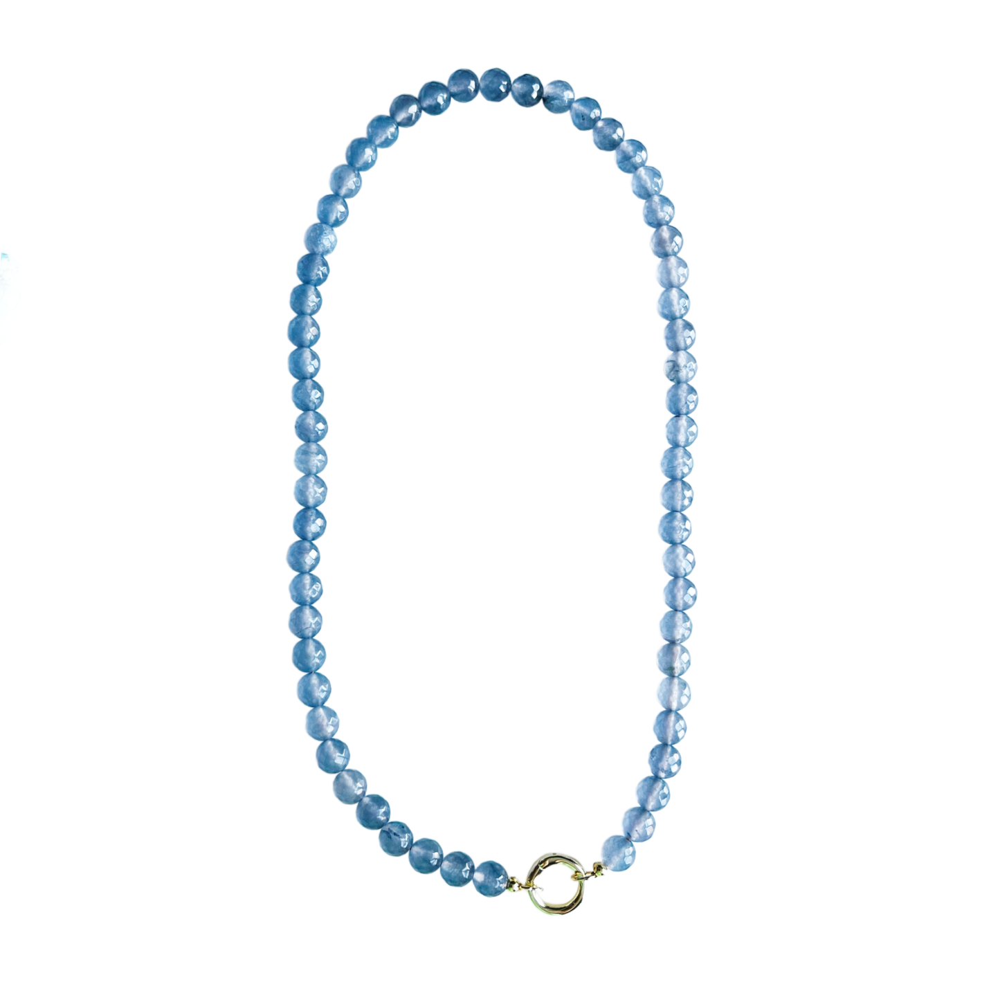 Mini Gumball Necklace: Green Jade