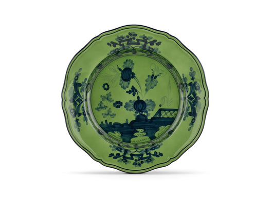 Oriente Italiano Flat Dessert Plate - Malachite
