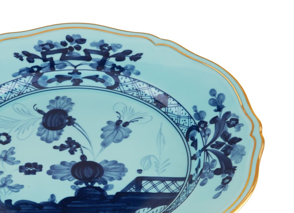 Oriente Italiano Flat Dessert Plate - Iris