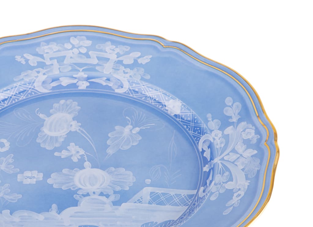Oriente Italiano Flat Dinner Plate - Pervinca