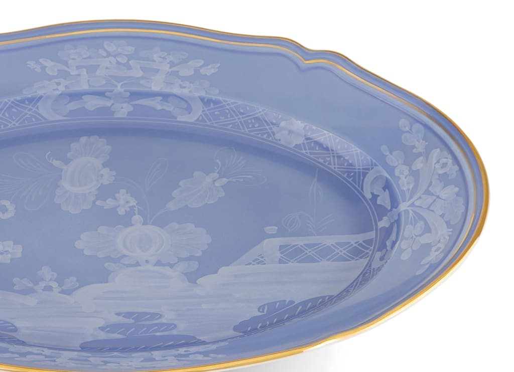 Oriente Italiano Oval Platter - Pervinca