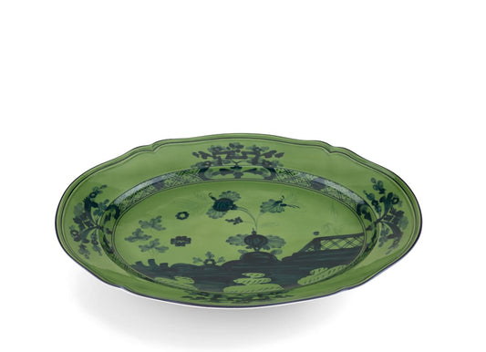 Oriente Italiano Large Oval Platter - Malachite