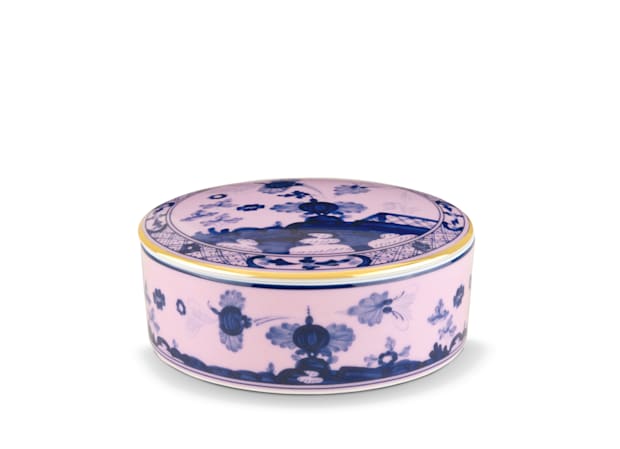 Oriente Italiano Round Box w/ Cover - Azalea