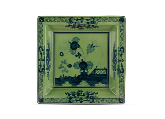Oriente Italiano Large Square Change Tray - Malachite