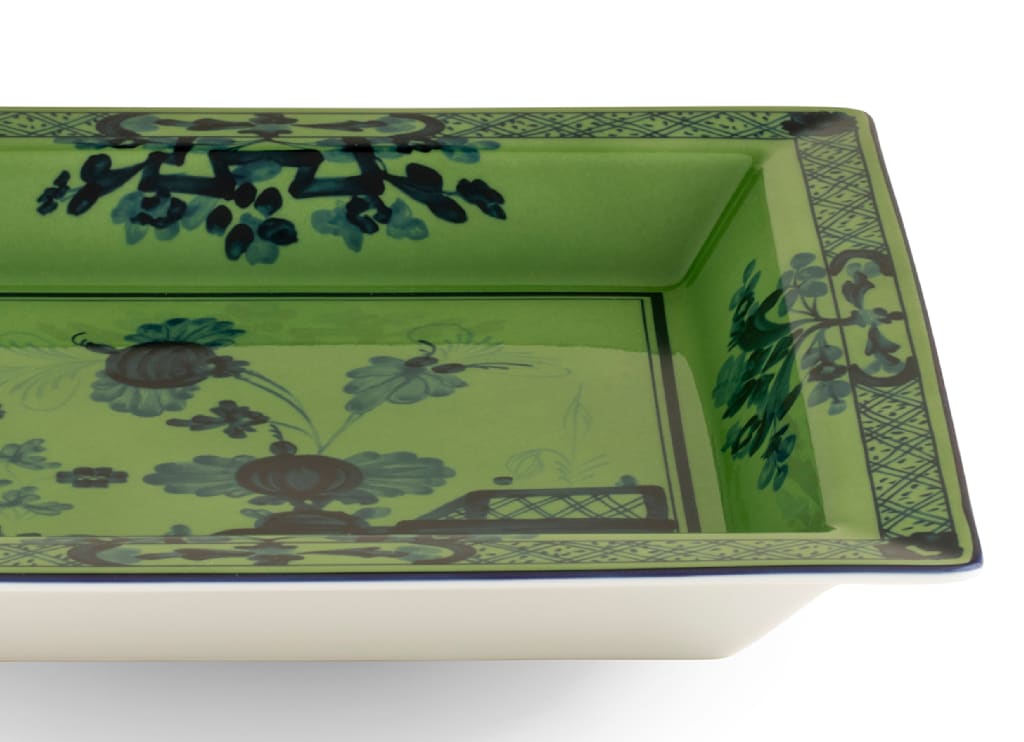 Oriente Italiano Large Square Change Tray - Malachite