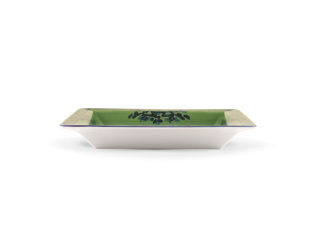 Oriente Italiano Large Square Change Tray - Malachite