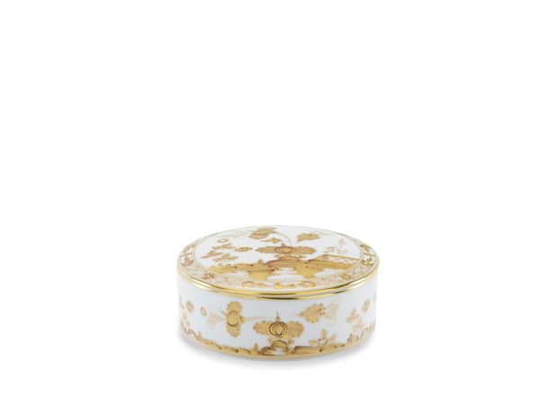 Oriente Italiano Round Box w/ Cover - Aurum