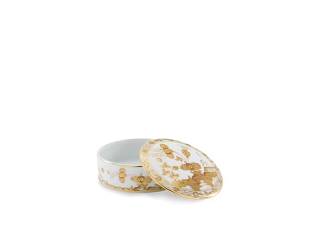Oriente Italiano Round Box w/ Cover - Aurum